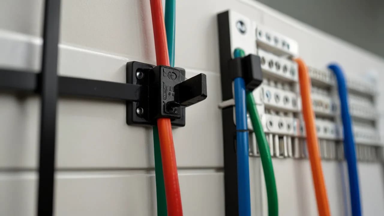 Uchwyt do opasek zaciskowych: Ułatwienie pracy elektryka